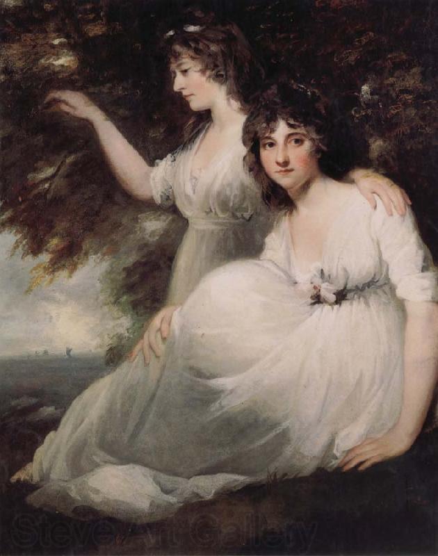 John Hoppner The Ladies Sarah and Catherine Bligh Norge oil painting art